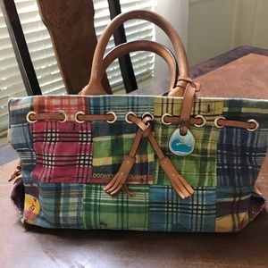 Dooney & Bourke Madras Picnic Plaid Satchel